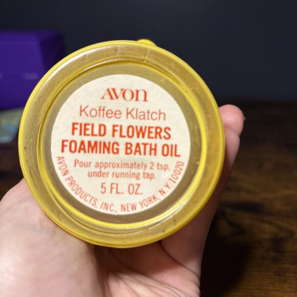 Avon Bottle - Koffee Katch - Foaming Bath Oil Full - Picture 3 of 3